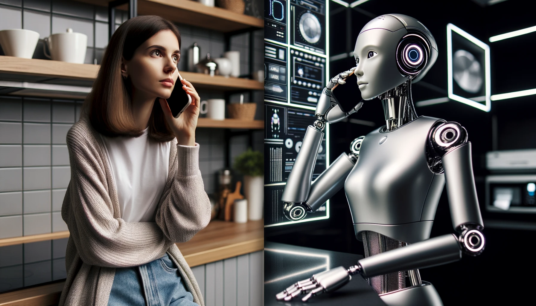 ChatGPT and other AI platforms along with Text-To-Speech programs can handle customer service calls better than most humans using billions of data points to get better with every call.